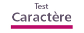 Test caractère